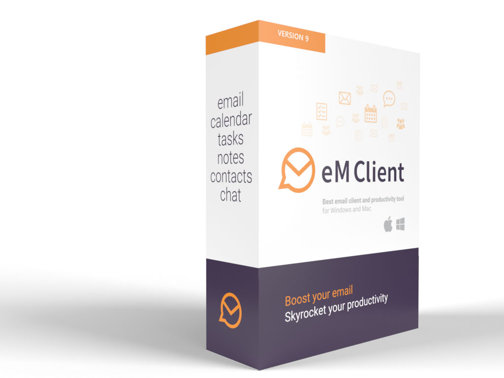 eM Client krabice